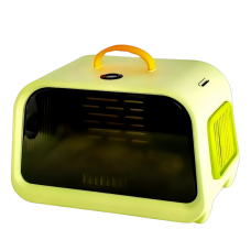 Rubeku Pet Carrier Flight Case w/Thermometer Green, 6971091547351, cat Bags / Carriers, Rubeku, cat Accessories, catsmart, Accessories, Bags / Carriers